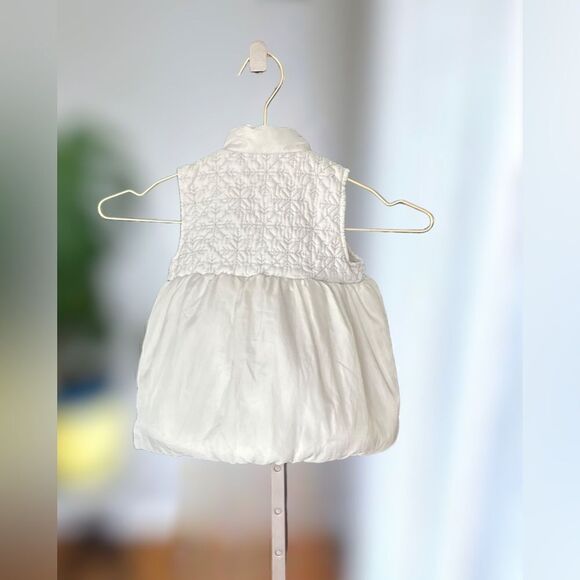 Cynthia Rowley Baby Infant Toddler Bow Winter Snow Puffer Vest Size 24 Months - Picture 7 of 13